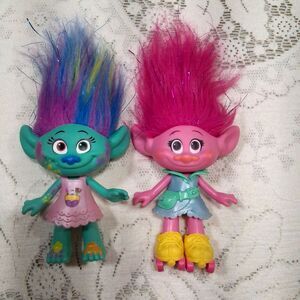 Dreamworks Hasbro Poppy & Harper Trolls Dolls ( 2015)